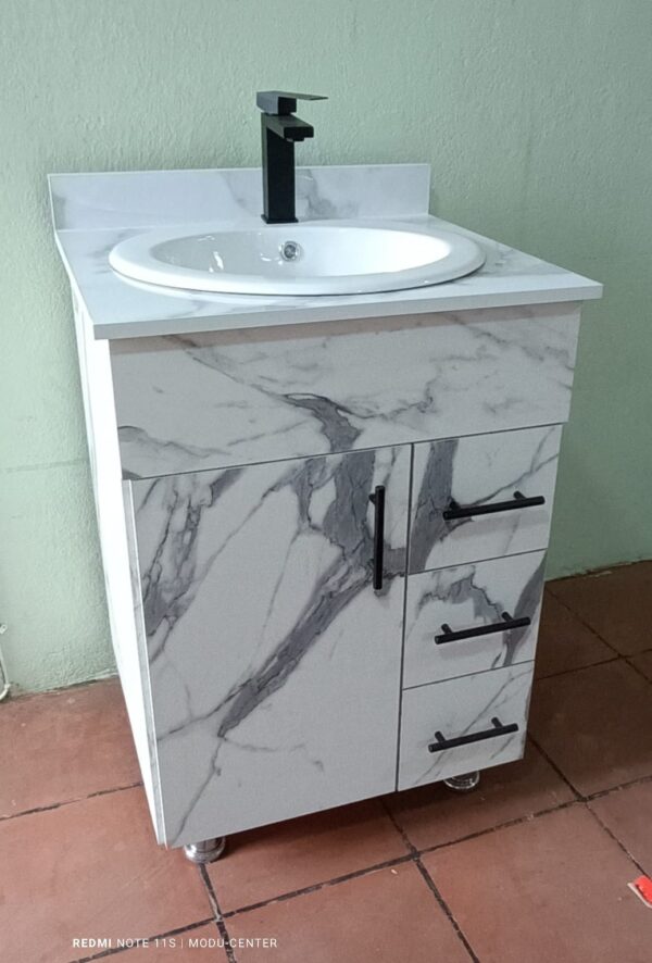 MUEBLE Y LAVAMANOS COLOR MARMOL