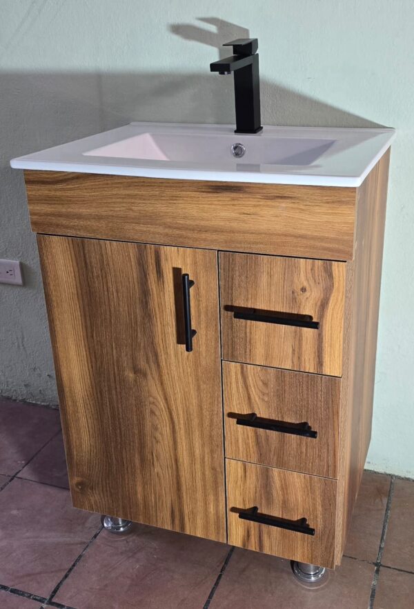 MUEBLE Y LAVAMANOS COLOR AMBAR