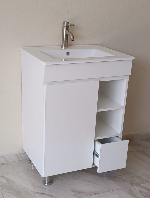 MUEBLE Y LAVAMANOS COLOR BLANCO