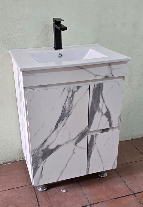 MUEBLE Y LAVAMANOS COLOR MARMOL