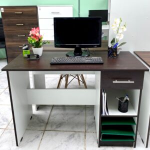 ESCRITORIO SIMPLE COLOR WENGUE