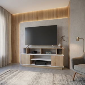 MUEBLE TV MAX 65" / COLOR AMARETTO CATANIA